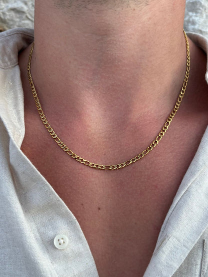 FIGARO CHAIN 3MM | 18K Gold