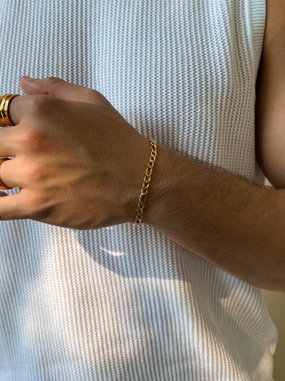 FIGARO BRACELET 5MM | 18K Gold