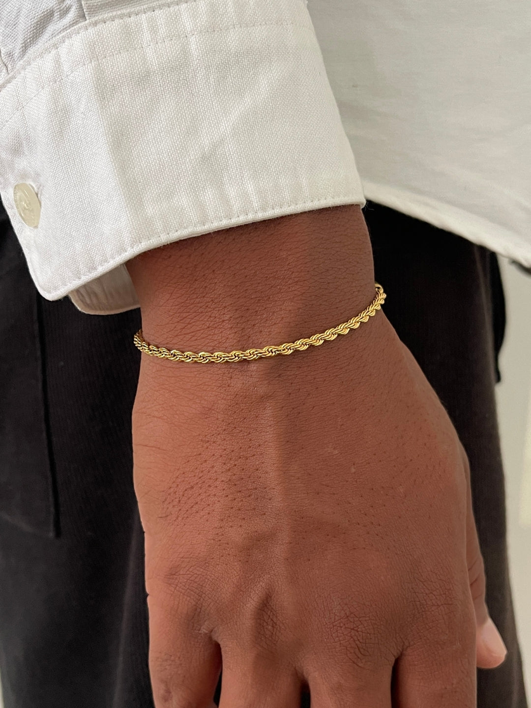 ROPE BRACELET 3MM | 18K Gold