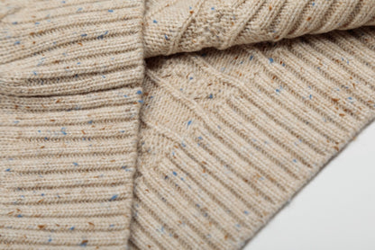 RL - Heritage Flecked Cable Knit Top