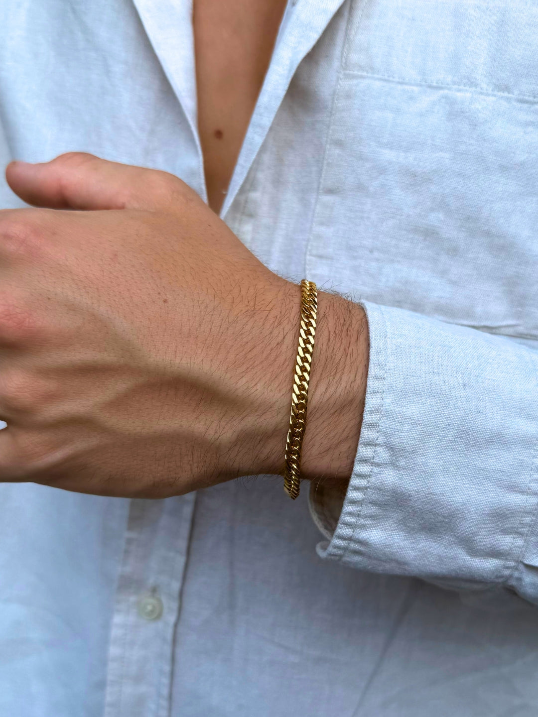 CUBAN BRACELET 5MM | 18K Gold