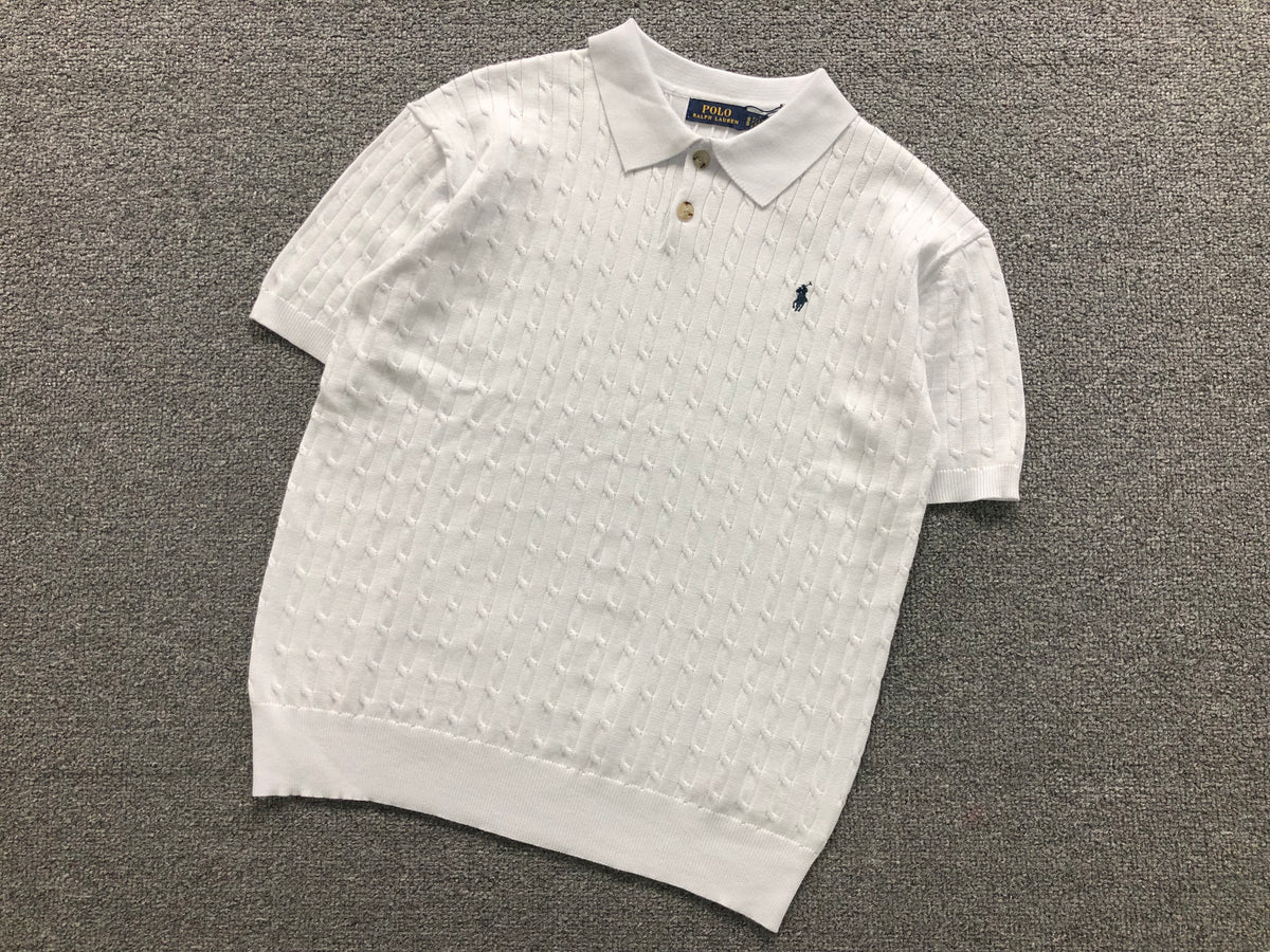 RL - Fairmont Cable Knit Polo