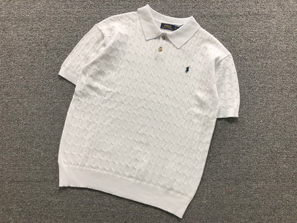 RL - Fairmont Cable Knit Polo