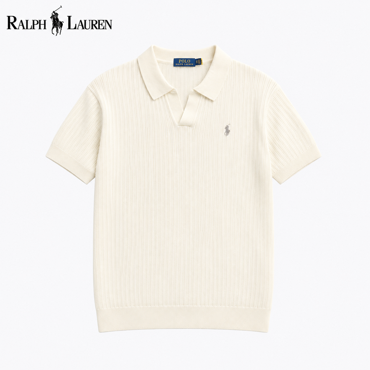 RL - Montclair Ribbed Knit Polo