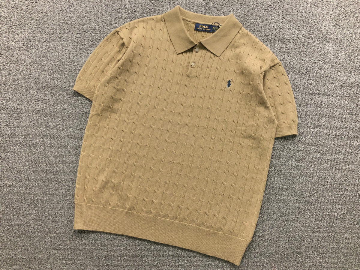 RL - Fairmont Cable Knit Polo