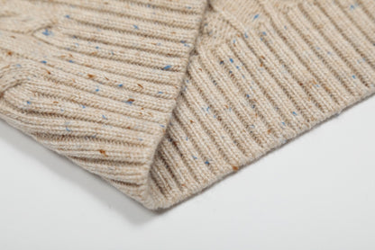 RL - Heritage Flecked Cable Knit Top