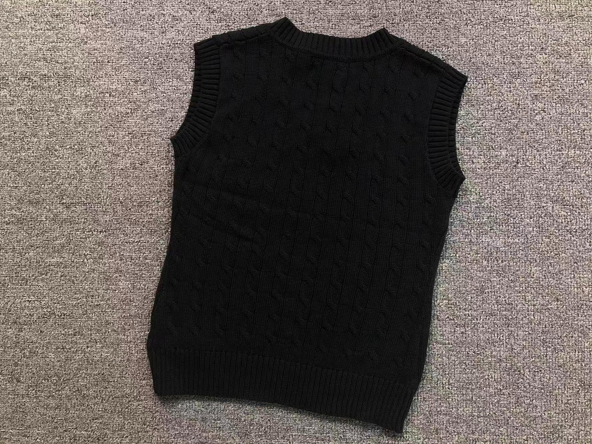RL - Signature Cable Knit V-Neck Vest