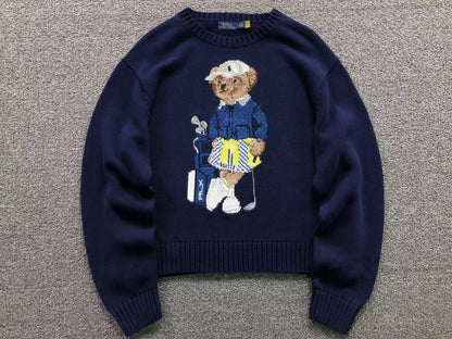 RL - Fairway Bear Knit Sweater