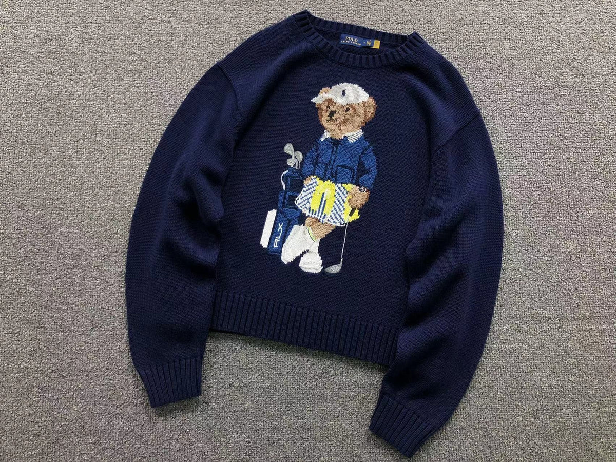 RL - Fairway Bear Knit Sweater