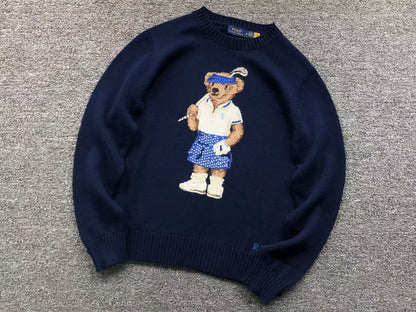 RL - Country Club Bear Knit Sweater