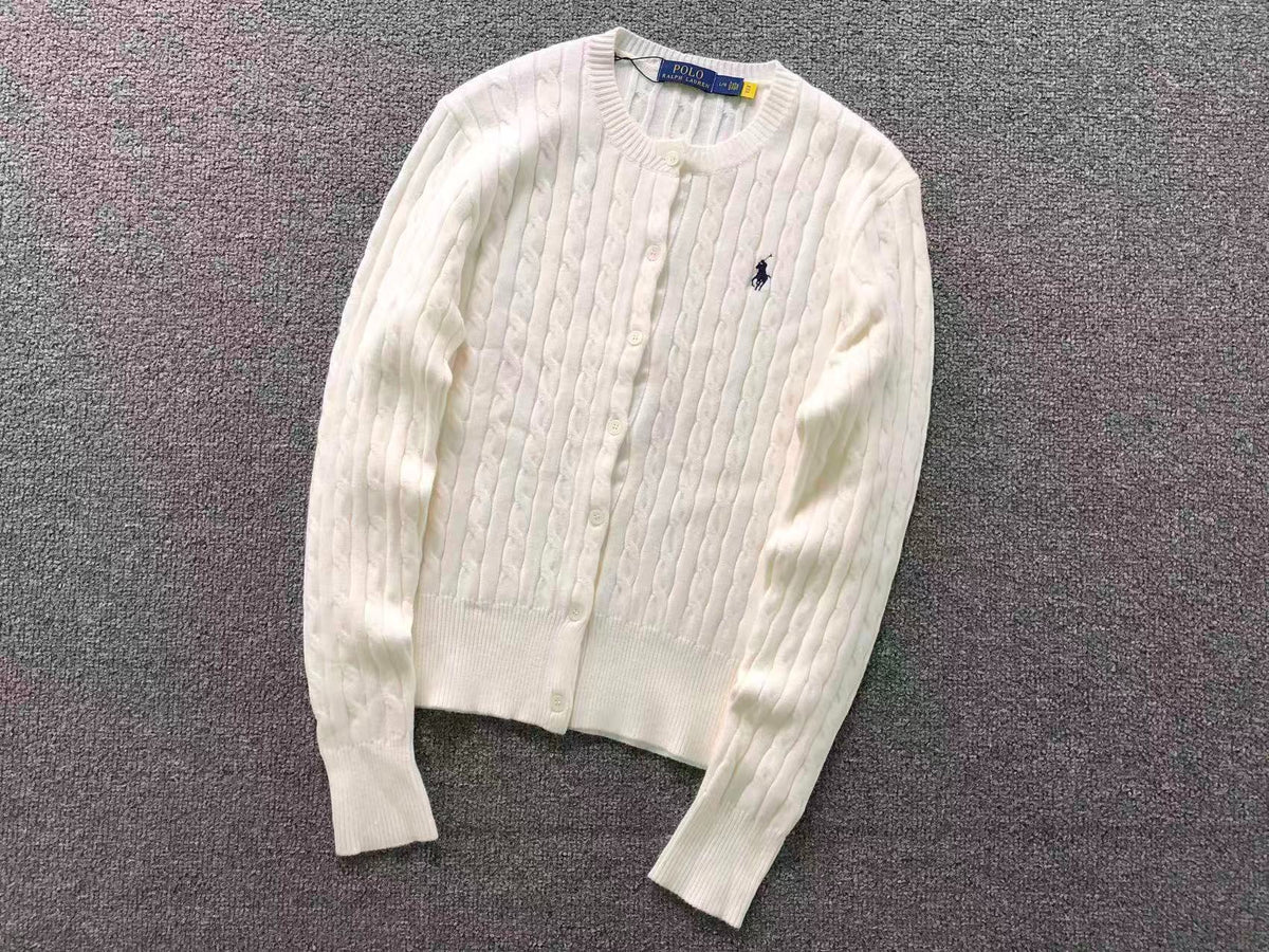 RL - Signature Cable Knit Cardigan