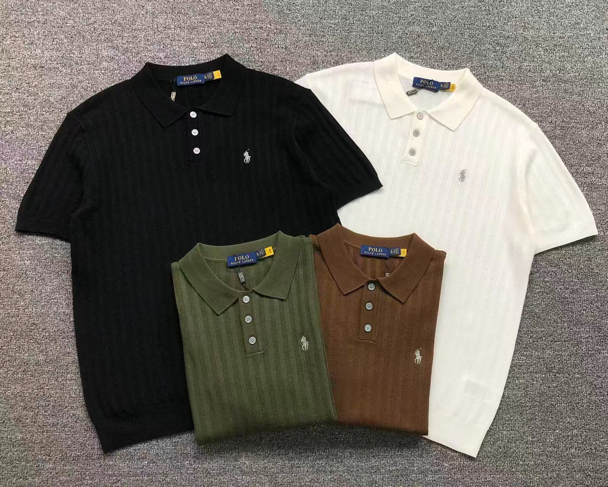 RL - Briarwood Ribbed Knit Polo