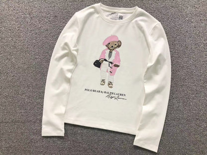 RL - Parisienne Bear Long-Sleeve Top