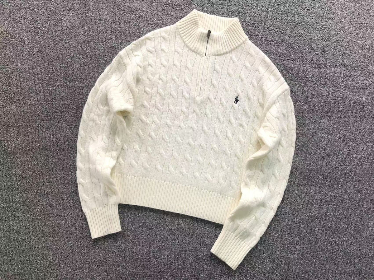 RL - Windsor Cable Quarter-Zip Sweater
