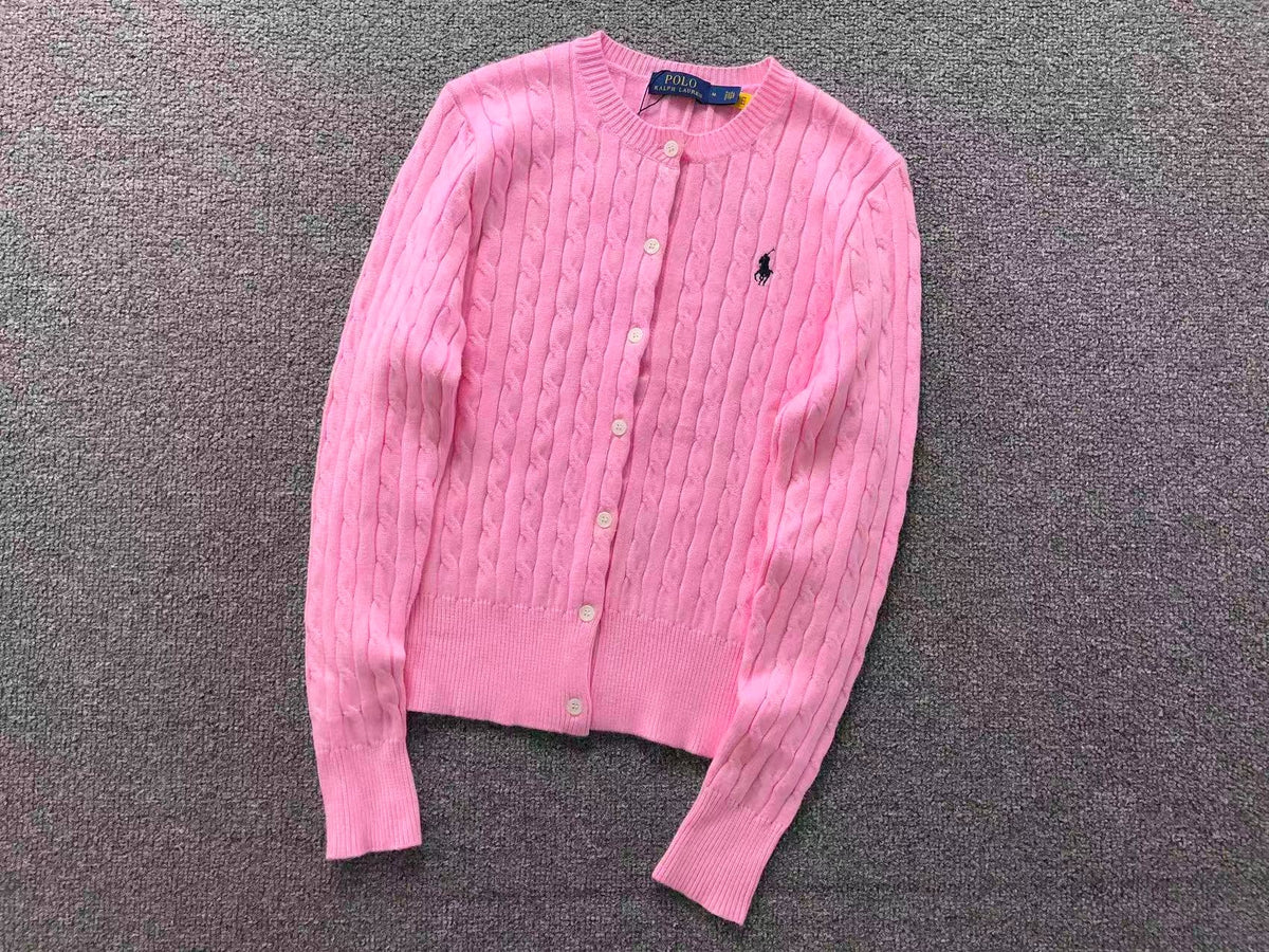 RL - Signature Cable Knit Cardigan
