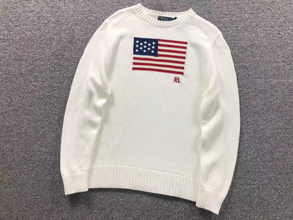 RL - American Flag Knit Sweater