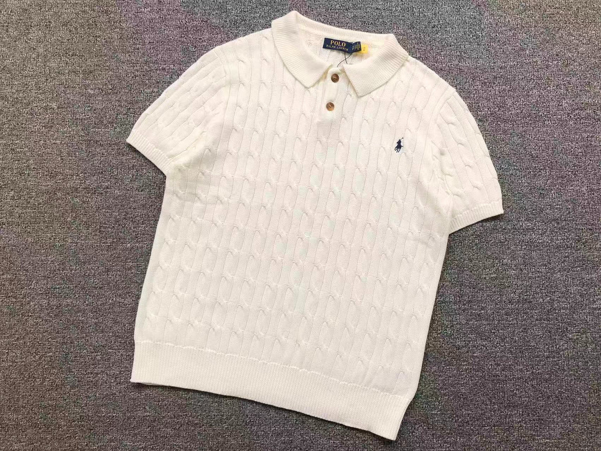 RL - Beaumont Cable Knit Polo