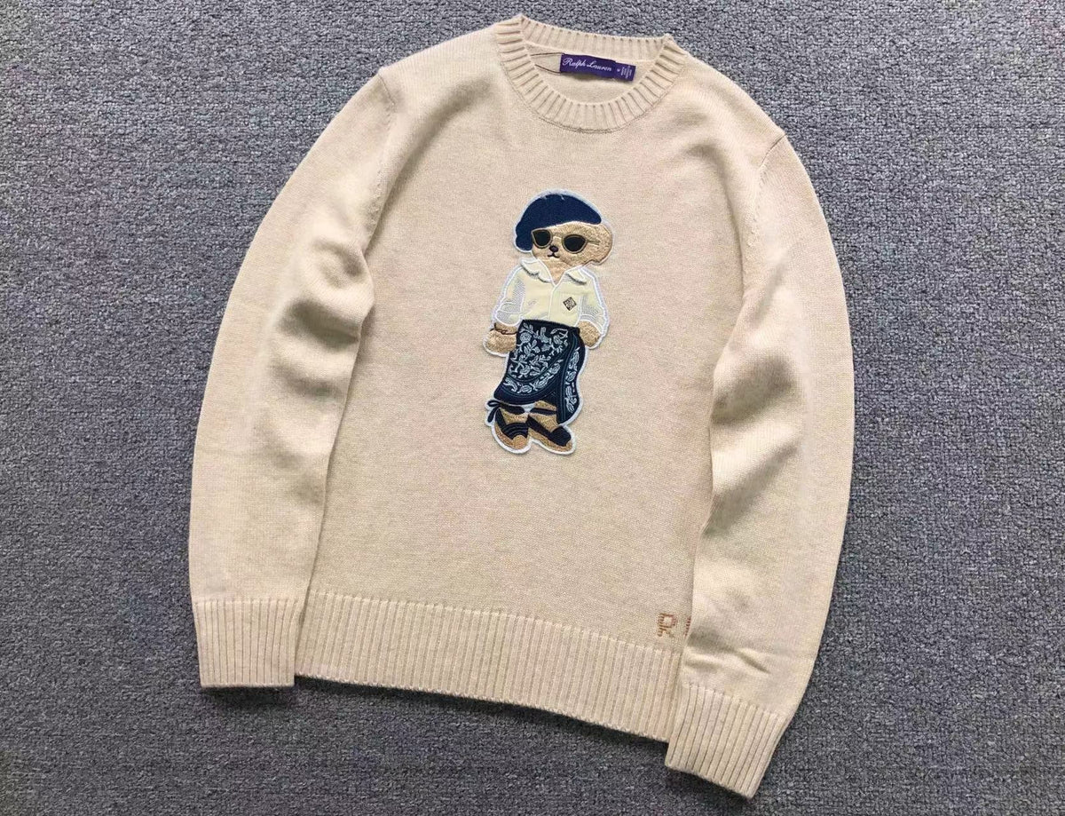 RL - Riviera Bear Knit Sweater