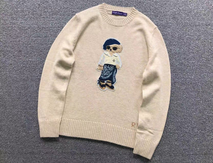 RL - Riviera Bear Knit Sweater