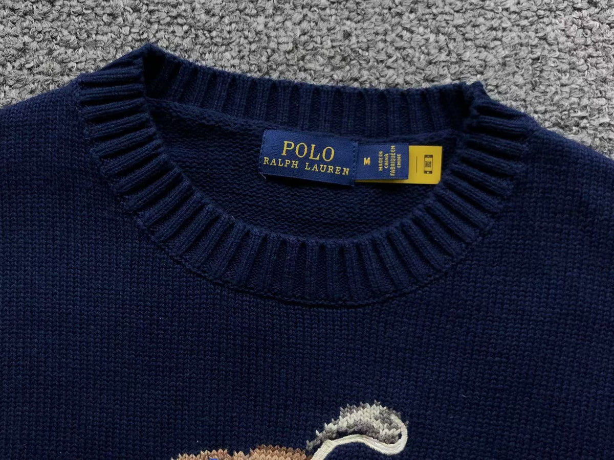 RL - Country Club Bear Knit Sweater