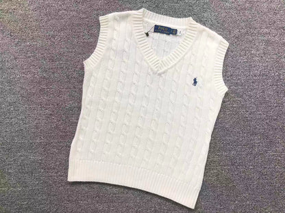 RL - Signature Cable Knit V-Neck Vest