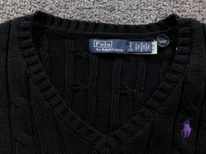 RL - Classic Cable V-Neck Sweater