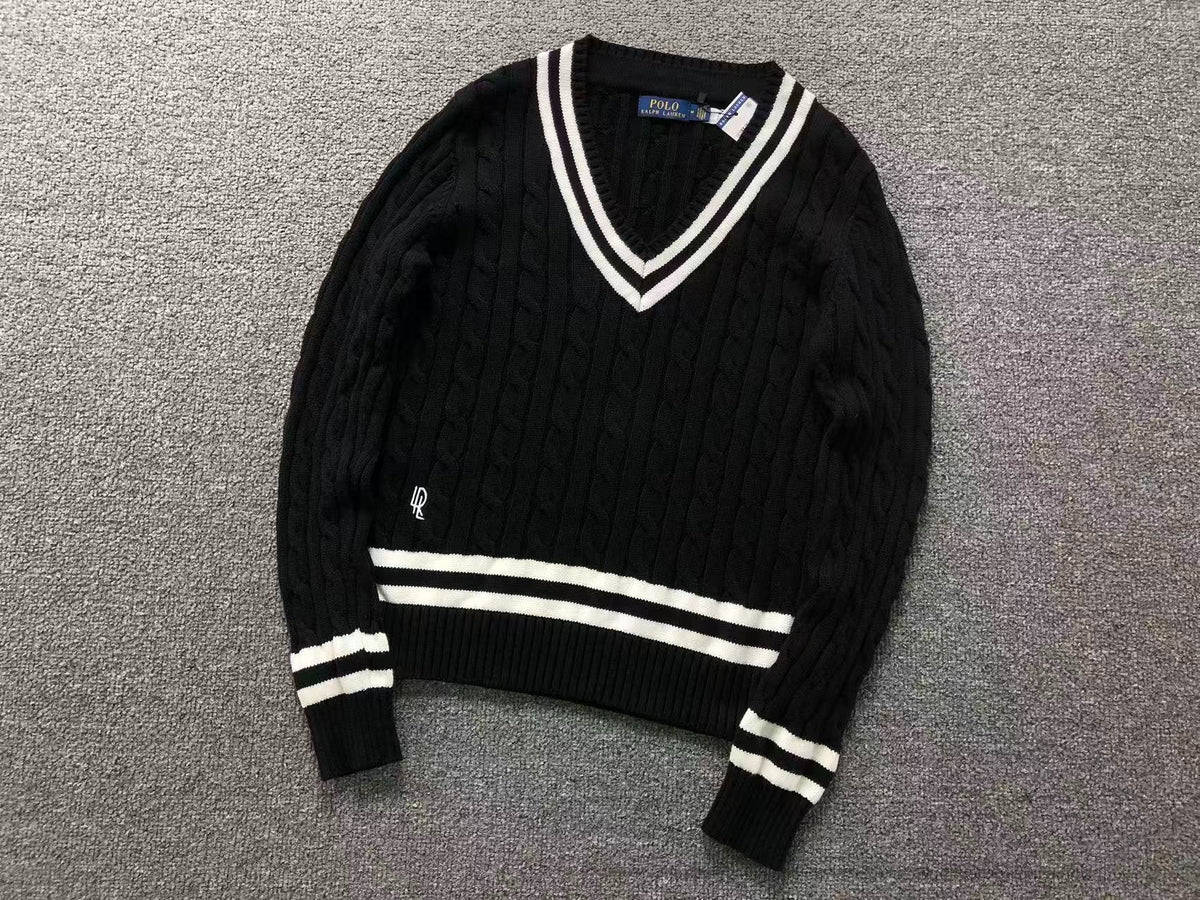 RL - Clubhouse Cable V-Neck Sweater