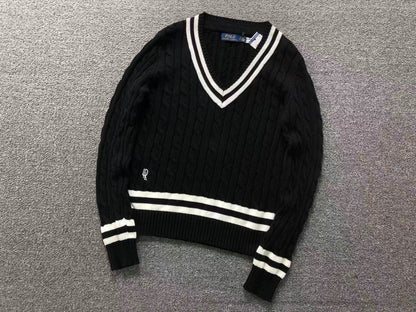 RL - Clubhouse Cable V-Neck Sweater