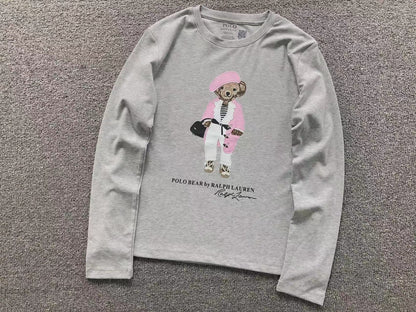 RL - Parisienne Bear Long-Sleeve Top