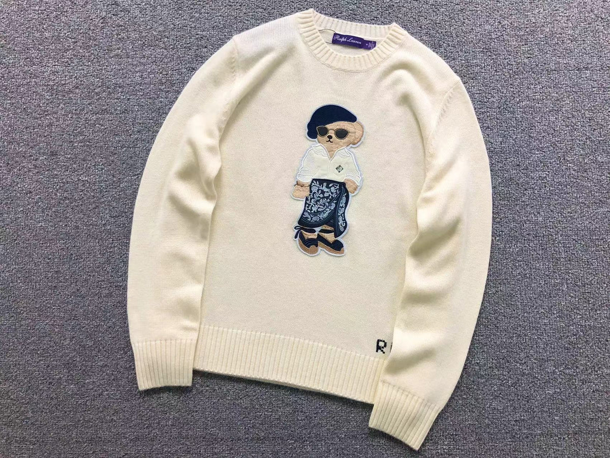 RL - Riviera Bear Knit Sweater