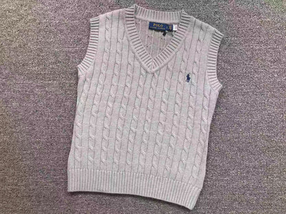 RL - Signature Cable Knit V-Neck Vest