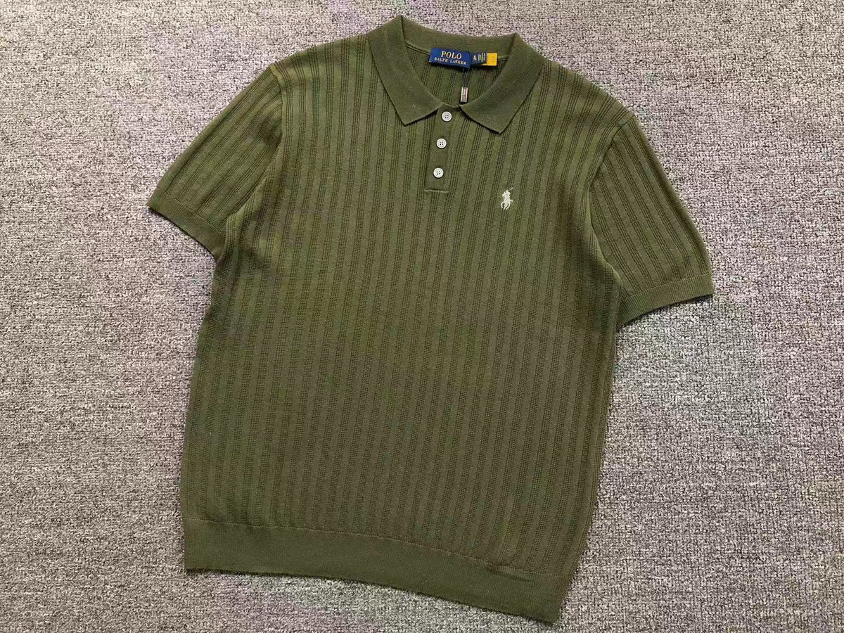 RL - Briarwood Ribbed Knit Polo