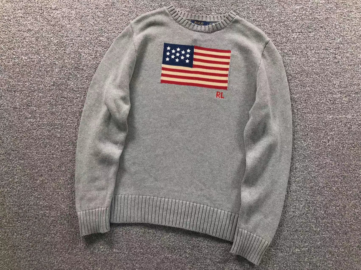 RL - American Flag Knit Sweater
