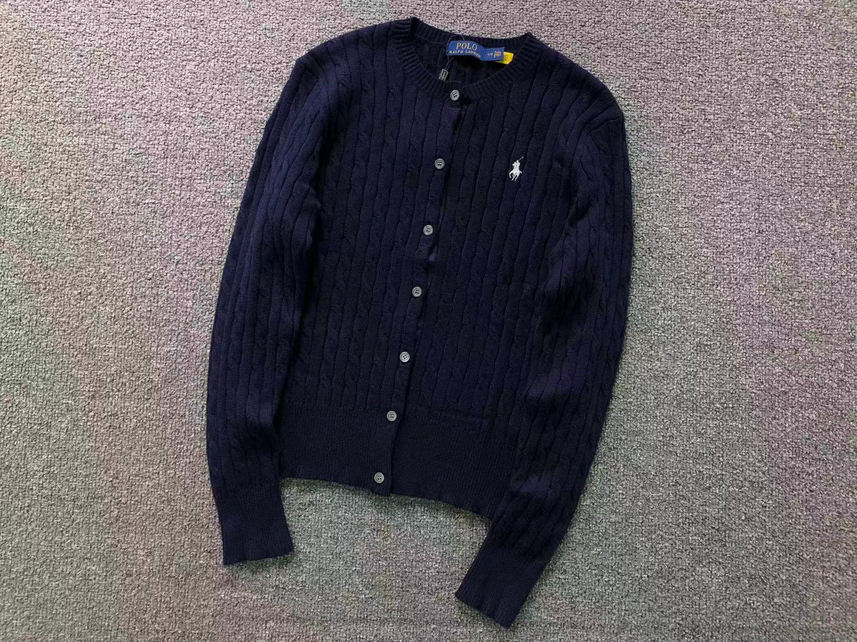 RL - Signature Cable Knit Cardigan