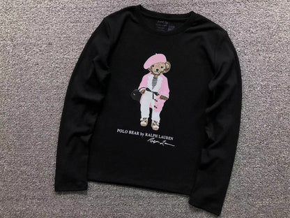 RL - Parisienne Bear Long-Sleeve Top