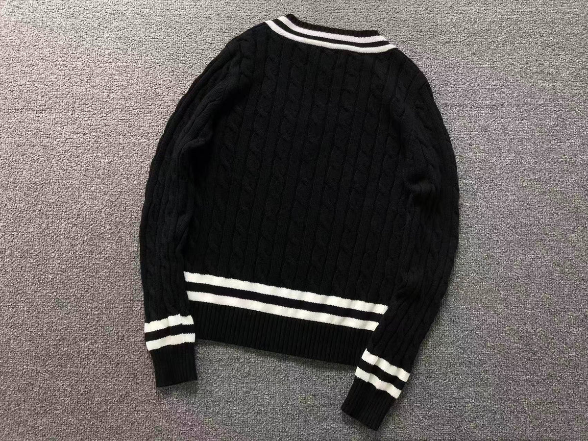 RL - Clubhouse Cable V-Neck Sweater