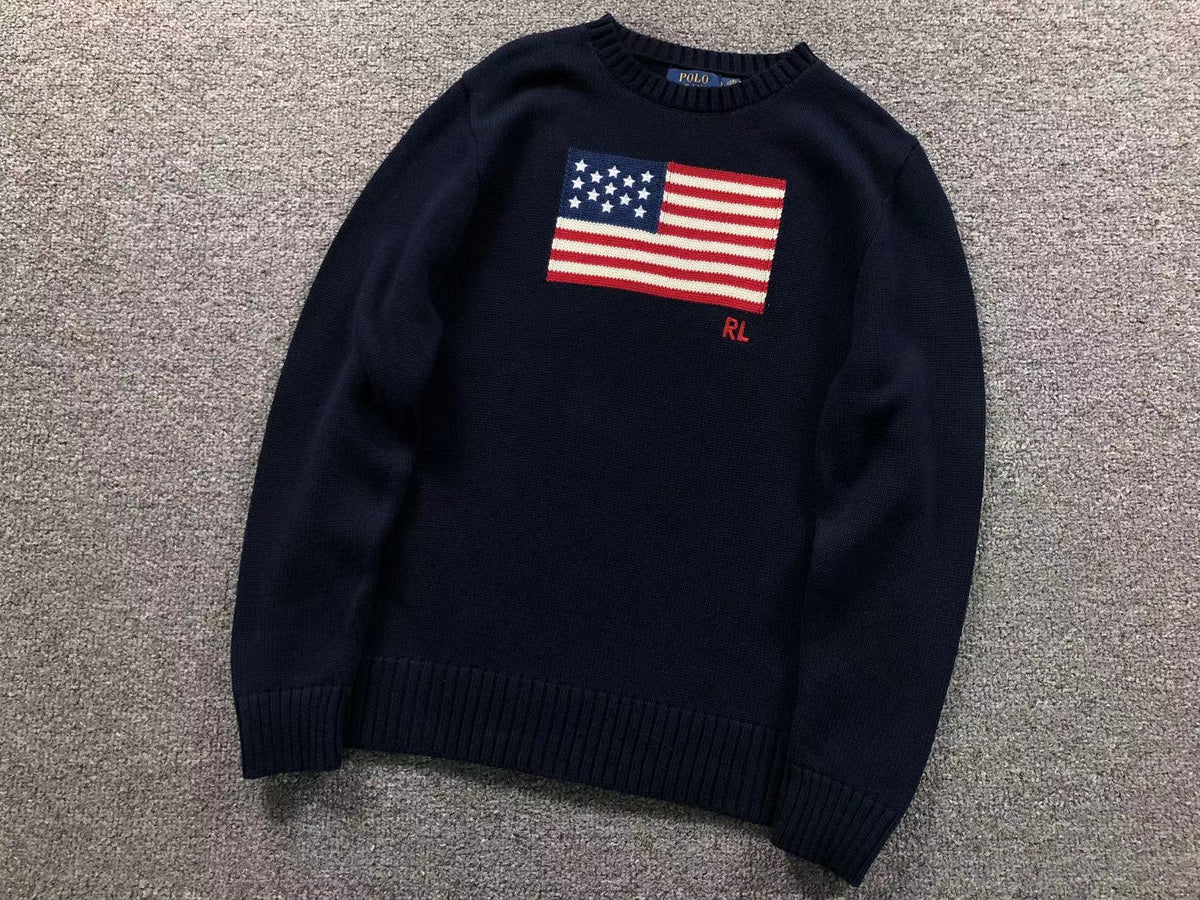RL - American Flag Knit Sweater
