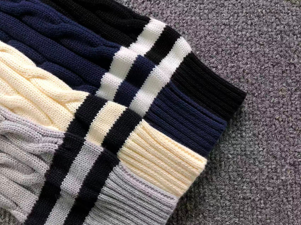 RL - Clubhouse Cable V-Neck Sweater