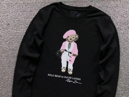 RL - Parisienne Bear Long-Sleeve Top