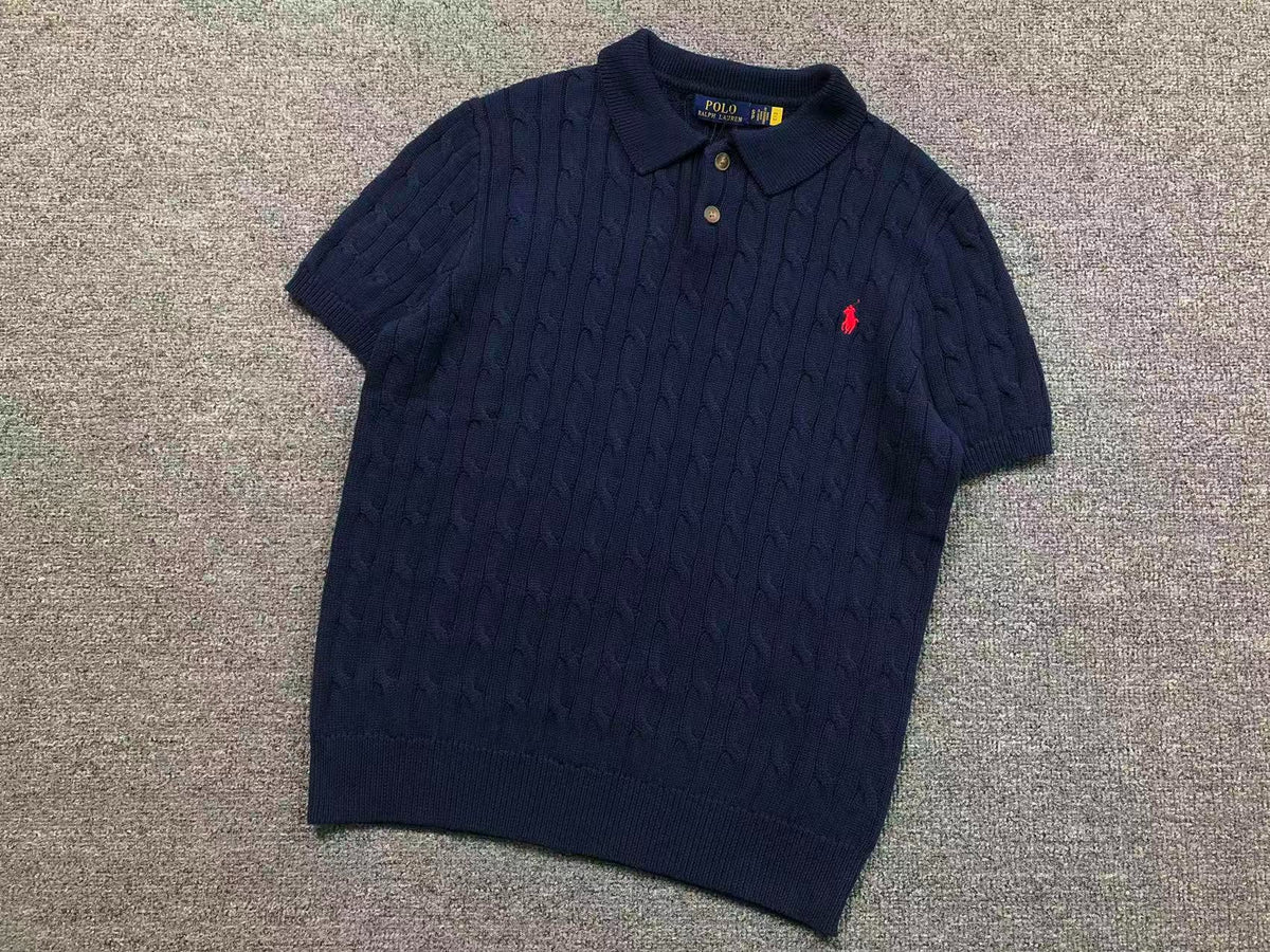 RL - Beaumont Cable Knit Polo