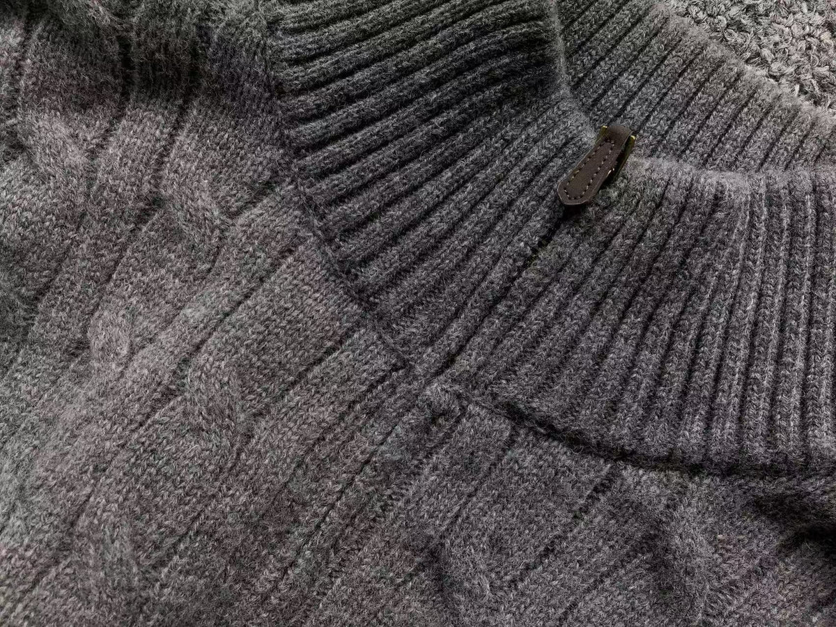 RL - Windsor Cable Quarter-Zip Sweater