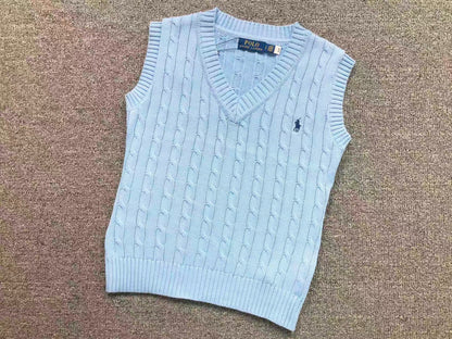 RL - Signature Cable Knit V-Neck Vest