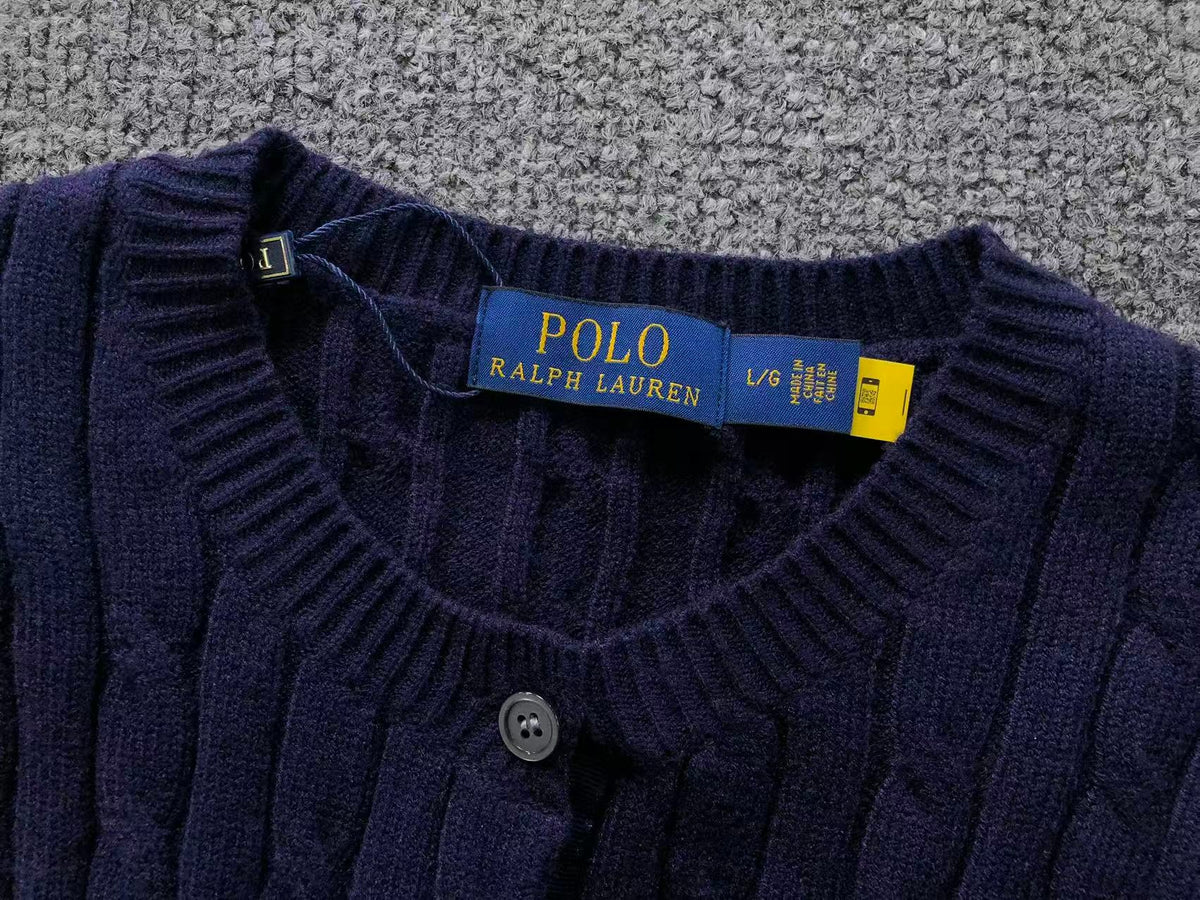RL - Signature Cable Knit Cardigan
