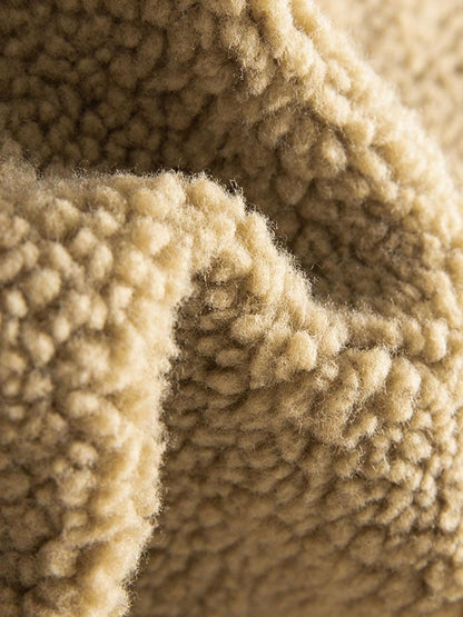 Teddy-Fleece Lined Cotton Corduroy Jacket