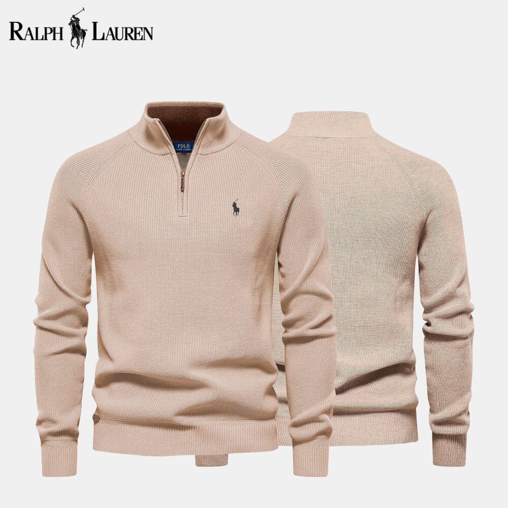 RL - Signature Knit Quarter-Zip Sweater