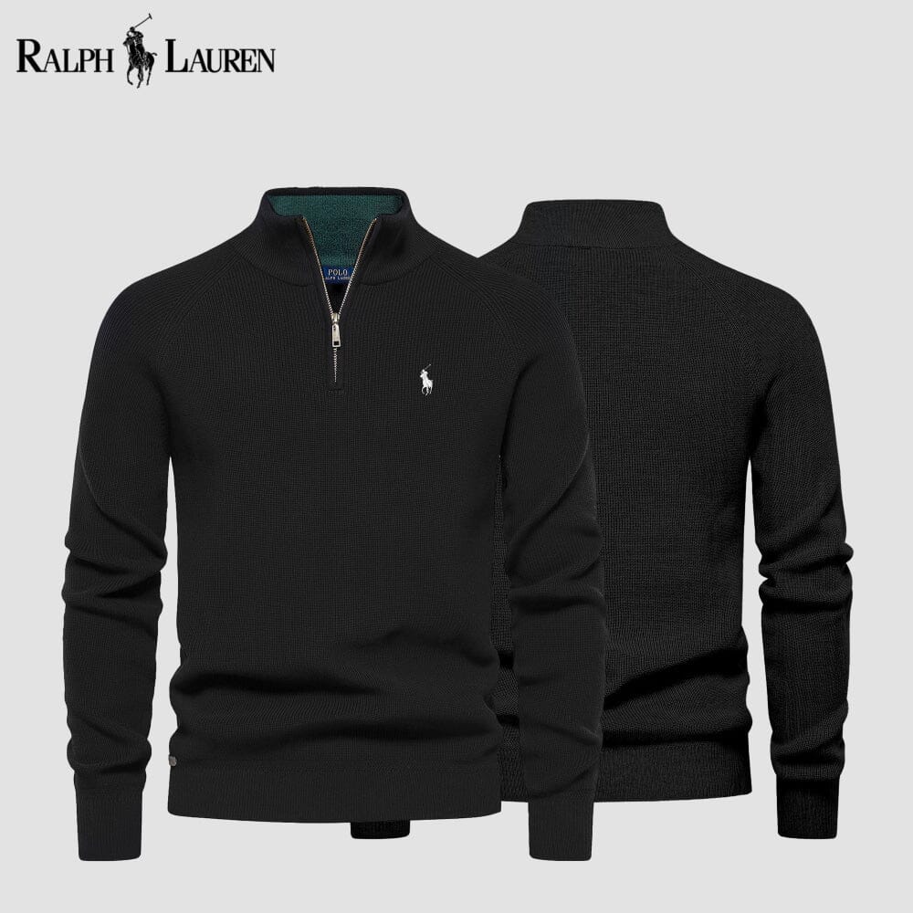 RL - Signature Knit Quarter-Zip Sweater