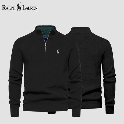 RL - Signature Knit Quarter-Zip Sweater