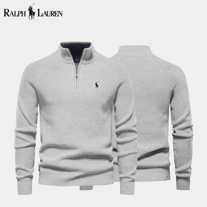 RL - Signature Knit Quarter-Zip Sweater