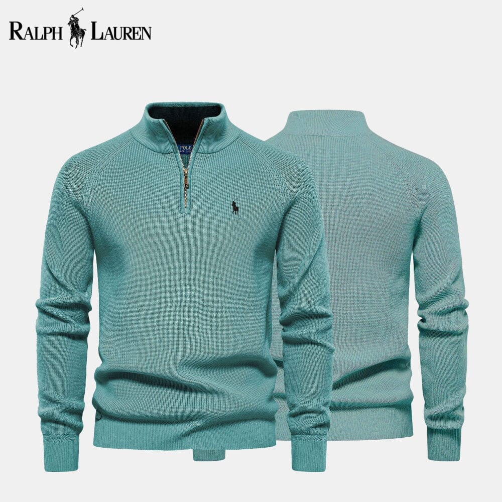 RL - Signature Knit Quarter-Zip Sweater