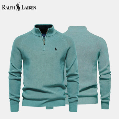 RL - Signature Knit Quarter-Zip Sweater
